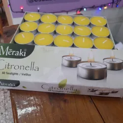 Velas aromáticas de citronela