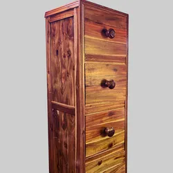 Archivo cuatro gavetas de madera 