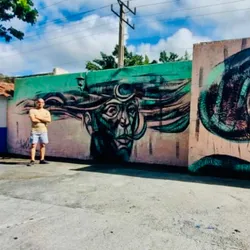 Mural cabaret bosque