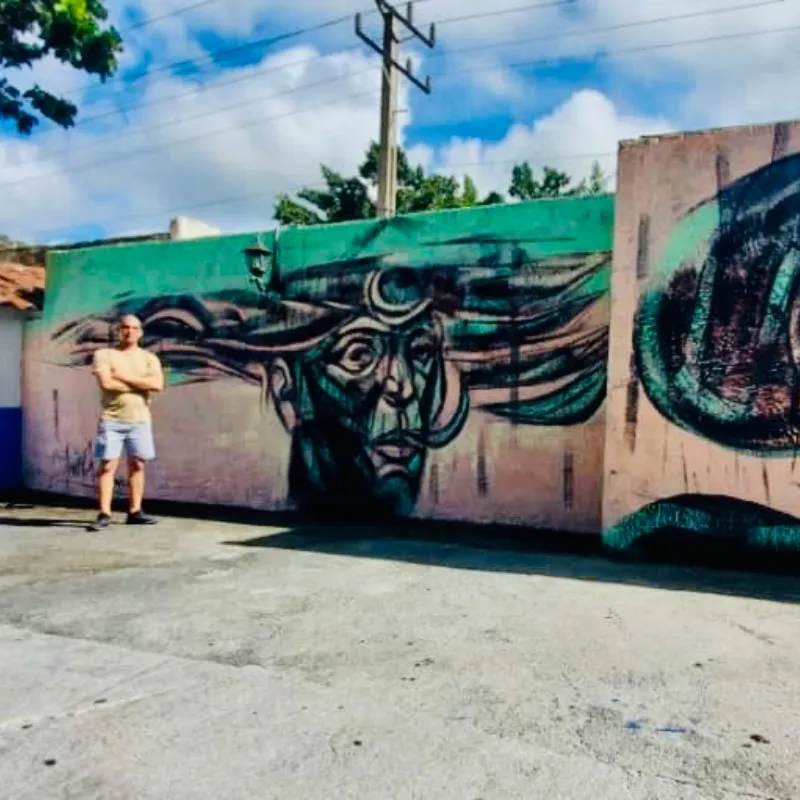 Mural cabaret bosque