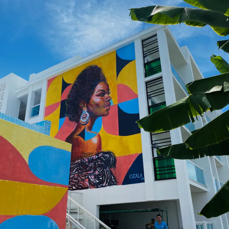 Mural en The One Collection Resort