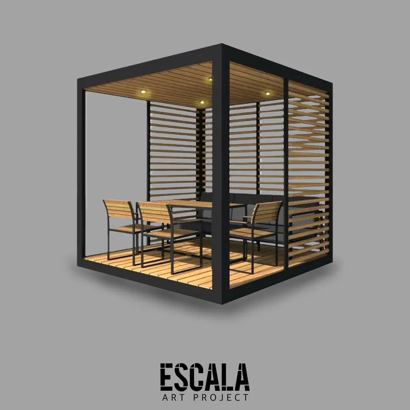 Pérgola de madera