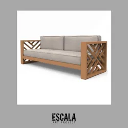Sofá de madera