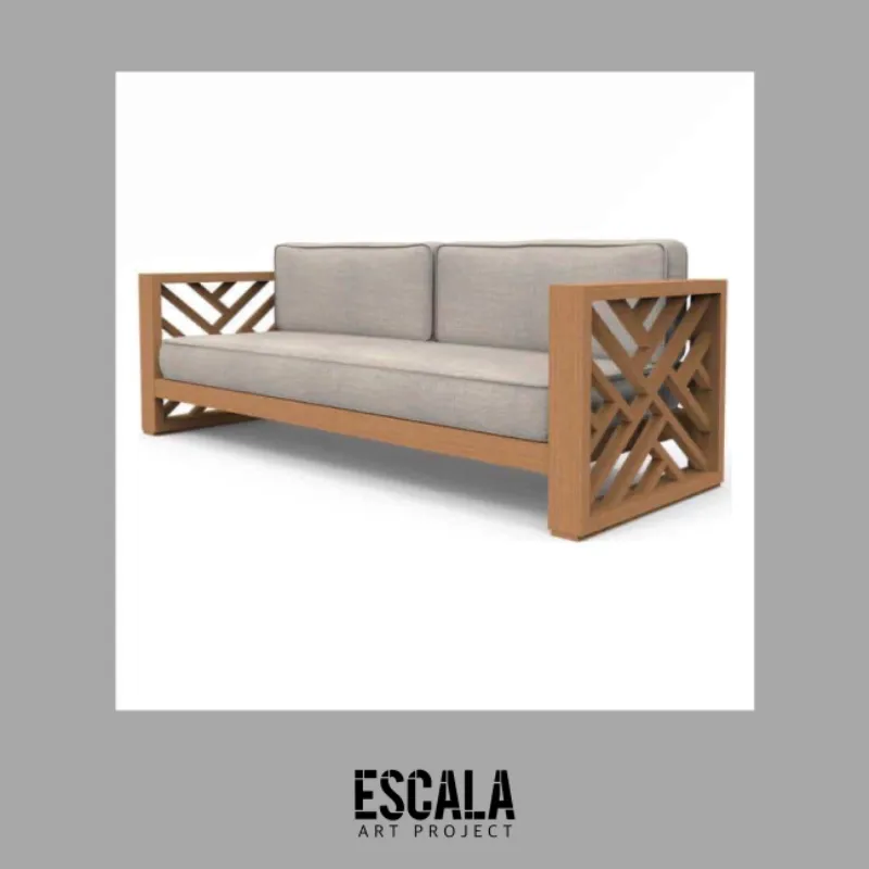 Sofá de madera