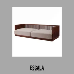 Sofá de madera