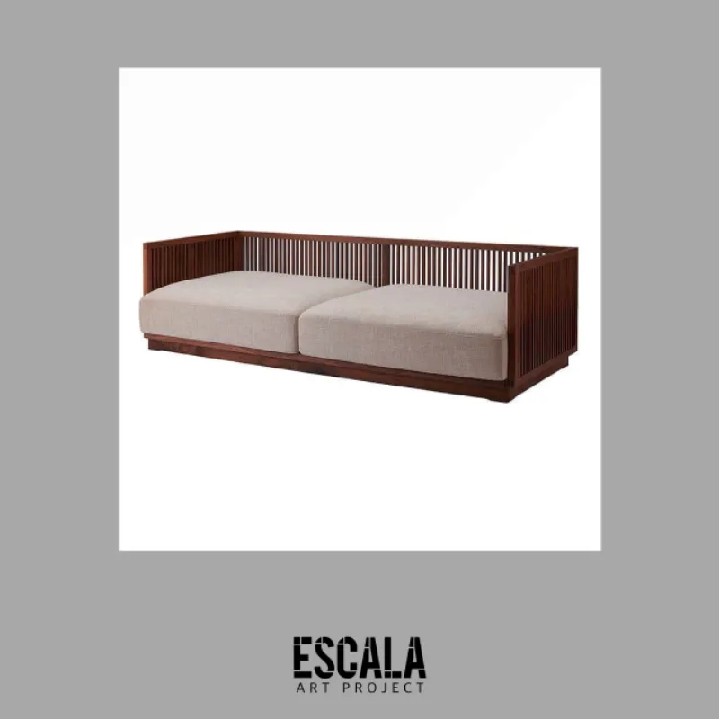 Sofá de madera