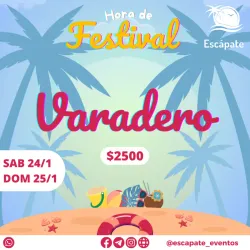 🌴 ¡Escápate a Varadero + Festival Sonríe Cuba! 🎪✨*