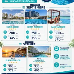 OFERTAS ESPECIALES POR 3 NOCHES