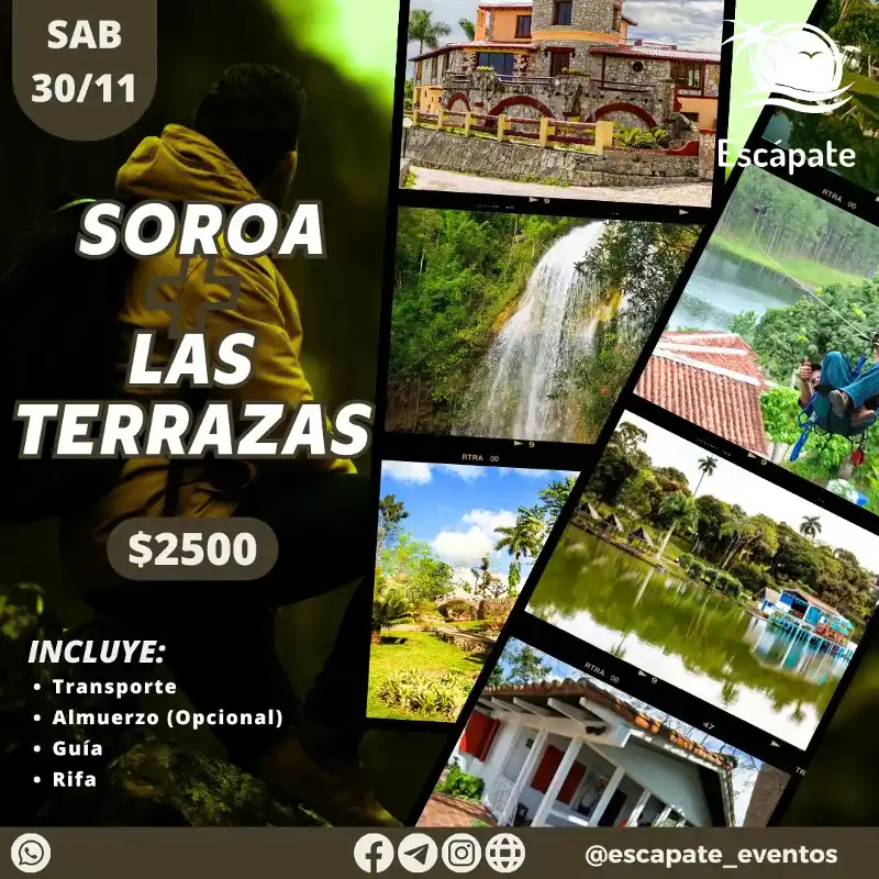 Soroa - Terrazas - Sábado 30/11