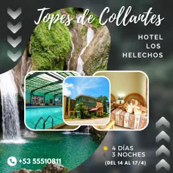 Topes de Collantes 💚 - Hotel Los Helechos - 14 al 17/4