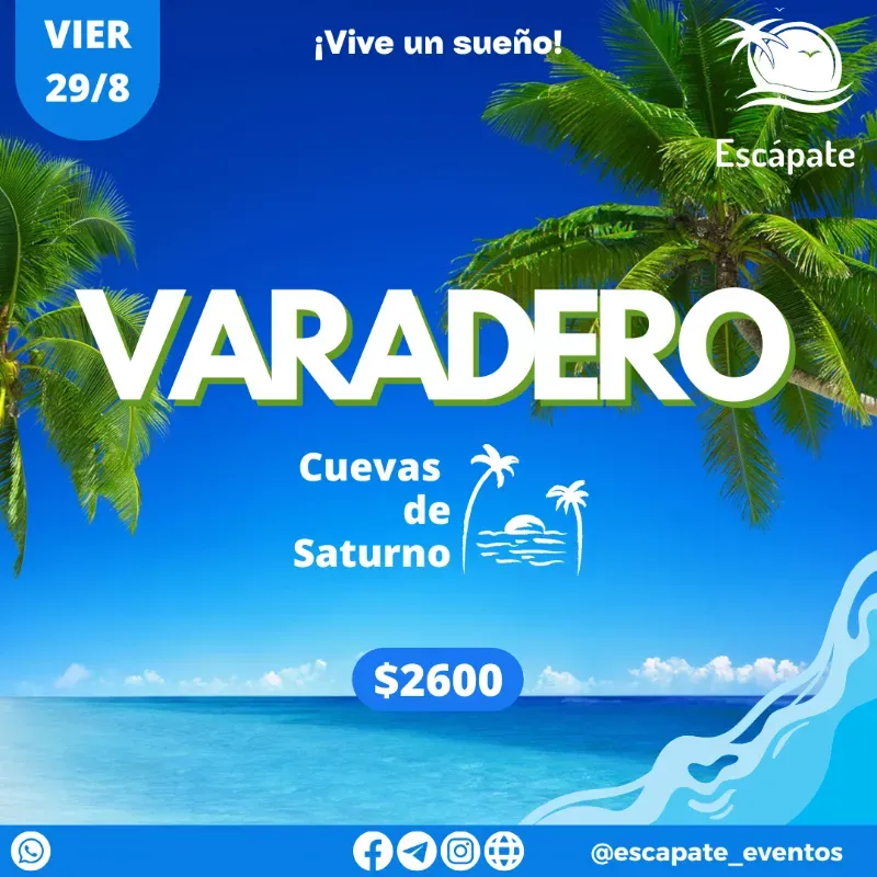 Varadero + Cuevas de Saturno