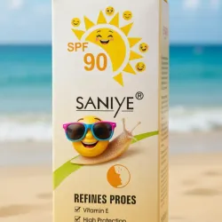 Protector solar Saniye Snail Sun Cream SPF 90.