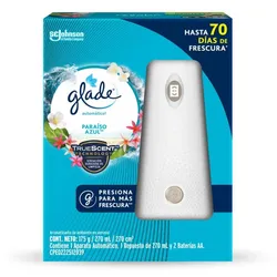 Juego de búcaro y spray Paraíso Azul