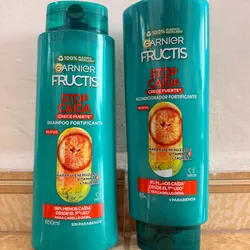 Juego de shampoo-acondicionador Garnier Fructis STOP CAIDA 650ml