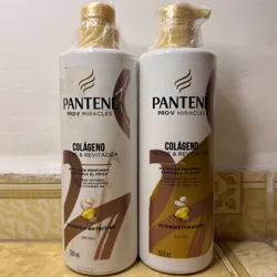 Juego de shampoo-acondicionador Pantene Colágeno 510ml(sin sal)