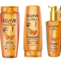 Juego de shampoo-acondicionador y tratamiento de nutrición L’Oréal Elvive Óleo