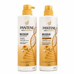 Juego de shampoo y acondicionador Pantene Molecular 510ml