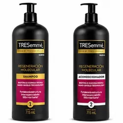 Juego de shampoo y acondicionador TRESemmé REGENERACIÓN MOLECULAR 715ml