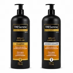 Juego de shampooo y acondicionador TRESemmé BRILLO LAMELAR 715ml