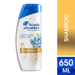 Shampoo head&shoulders CRECE FUERTE DESDE LA RAÍZ 650ml