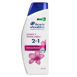 Shampoo head&shoulders SUAVE Y MANEJABLE 2EN1 650ml