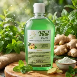 Champú de jengibre + menta