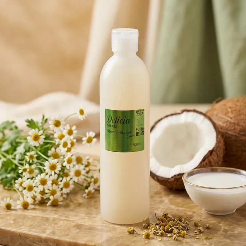 Gel de Baño de coco y manzanilla