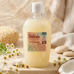 Gel de Baño de coco y manzanilla
