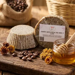 Jabón de miel + café