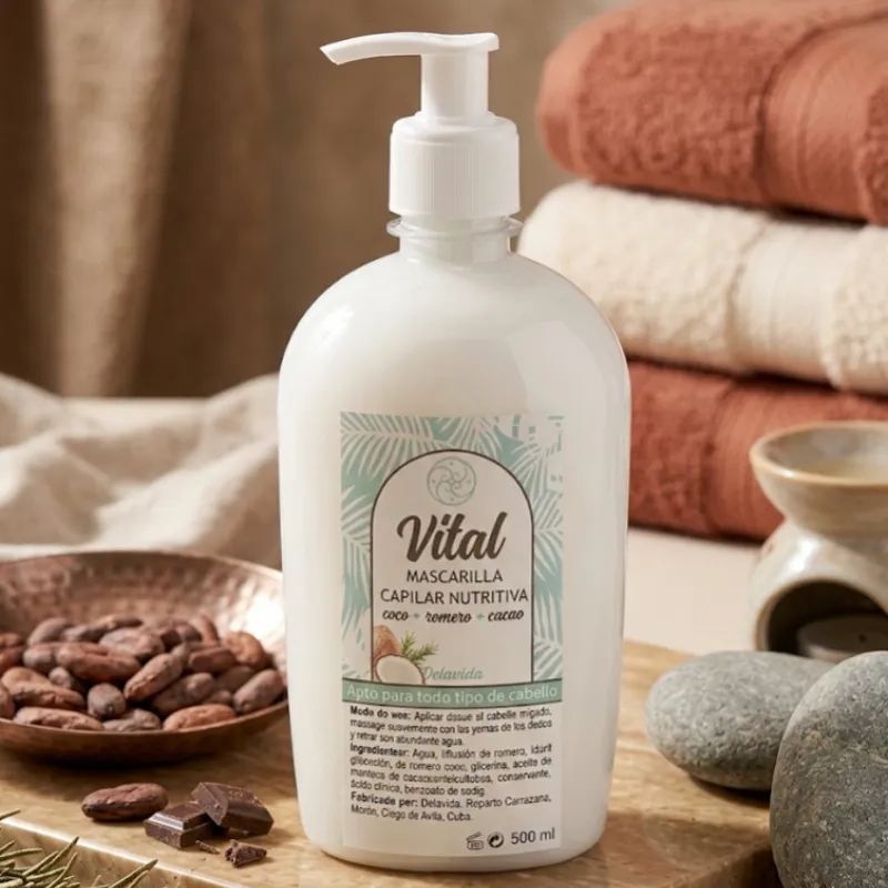 Mascatilla Capilar de Romero , Coco y Cacao