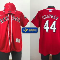 Boston Red Sox Roja Camisa de Beisbol | Chapman #44 Jersey MLB