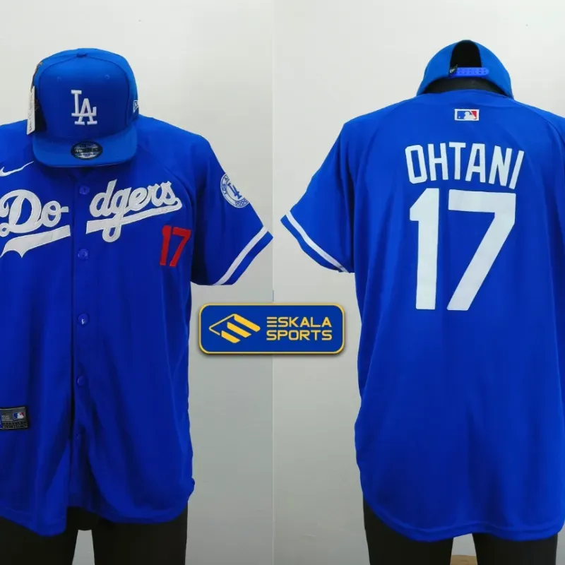 Camisa Los Angeles Dodgers Azul - Jersey MLB Oficial 