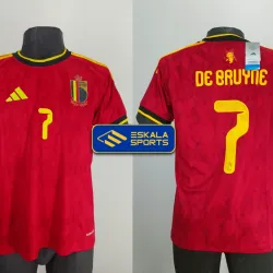 Camiseta Bélgica Mundial DeBruyne #7