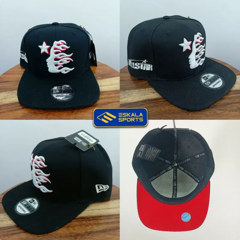 Gorra Hellstar negra - Plana / Regulable