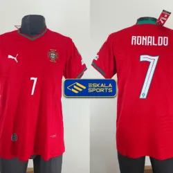 Jersey Portugal local Mundial Ronaldo #7