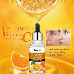 DISAAR BEAUTY Vitamina Cc Ácido Hialurónico Anti-Edad Hidratante Suero Facial Nutrición Profundo Anti Acné Mejora la Piel 30ML