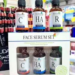 Kit de 3 sérums Vit.C+ácido Hialurónico + Retinol 30ml