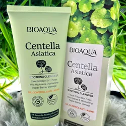✨ Limpiador Facial Calmante de Centella Asiática – Bioaqua ✨