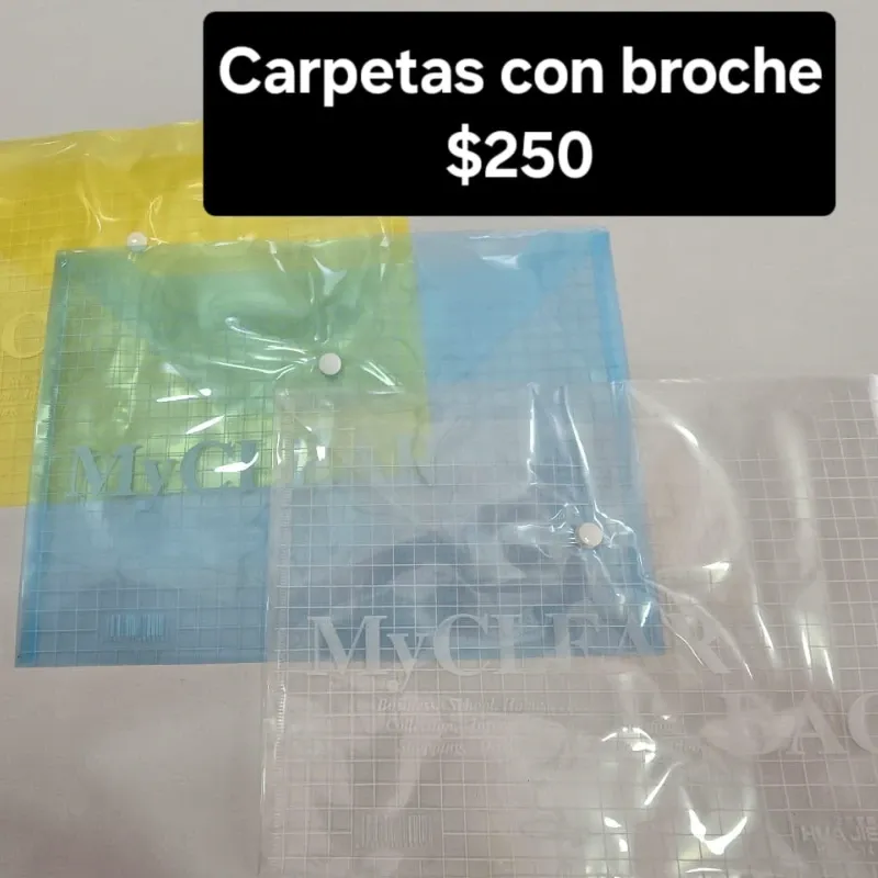 Carpeta Broche