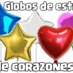 Globos metalizados  ⭐ y ❤️