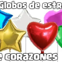 Globos metalizados  ⭐ y ❤️