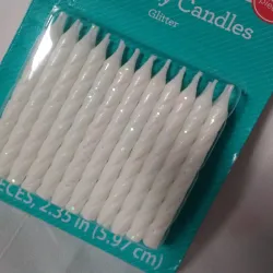 Velas chiquitas blancas