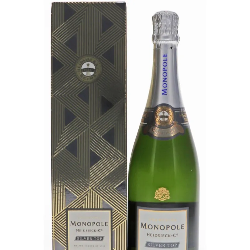 Champagne, Monopole.Heidsieck silver top 