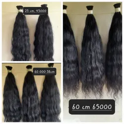 Extensiones de cabello 100 por ciento virgen y natural 