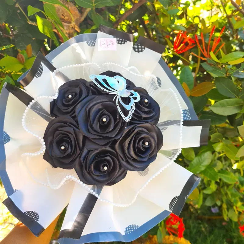 Ancheta mas ramo de flores 