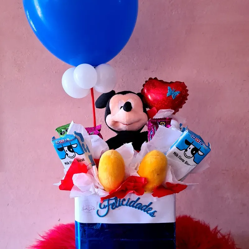 Bouquet con peluche 
