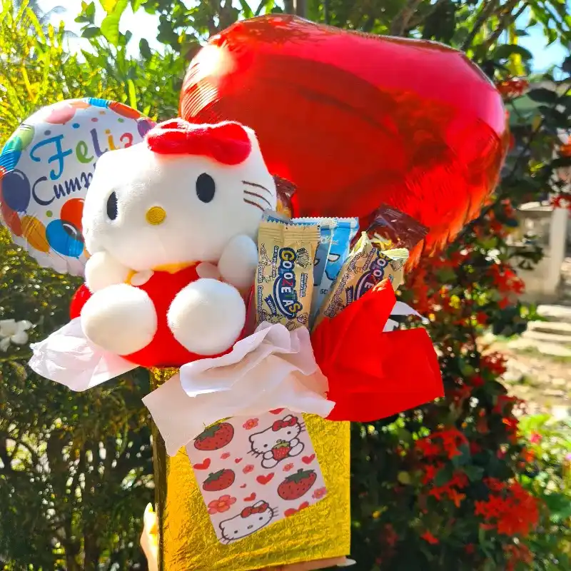 Bouquet con peluche 