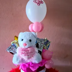 Bouquet con peluche 