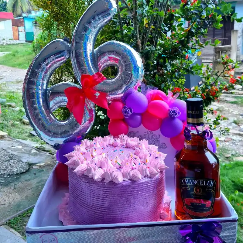 Caja con dulce 