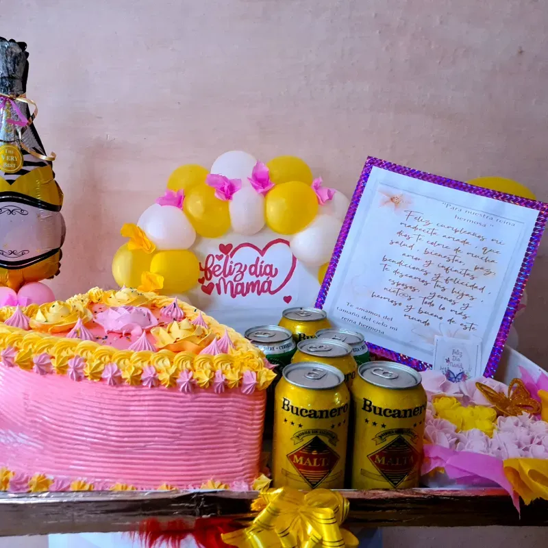 Caja con dulce 